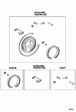 PARKING BRAKE & CABLE 1